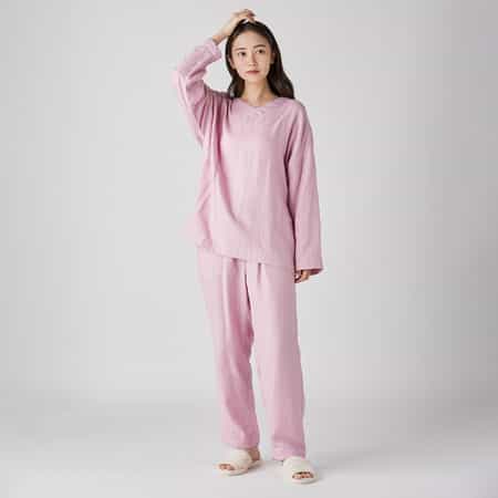 マシュマロパジャマ　Lサイズ UCHINO パジャマ レディース ガーゼパジャマ マシュマロガーゼ