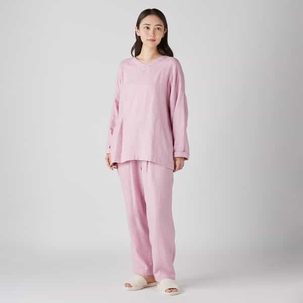 新品　UCHINO ふわタッチガーゼ ルームウェア パジャマ　Lサイズ パジャマ・ウェア-UCHINO Online Shop