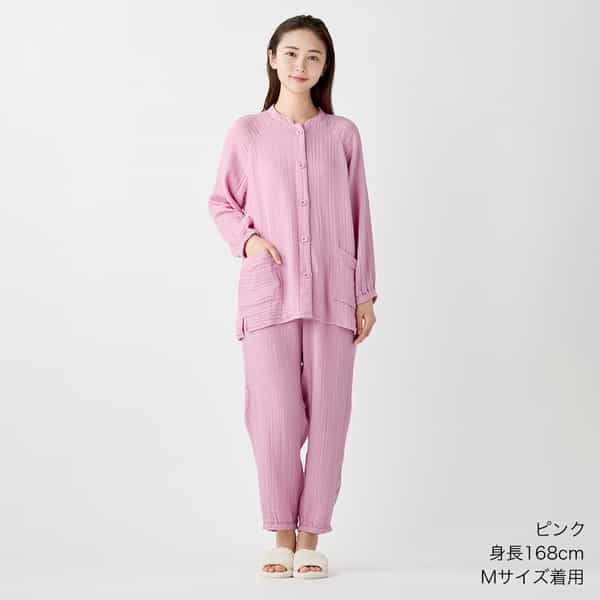 クレープガーゼレディスケアルームウェア