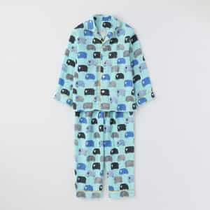 【値下げ】マシュマロガーゼアニマルプリントパジャマ キッズ（130cm）