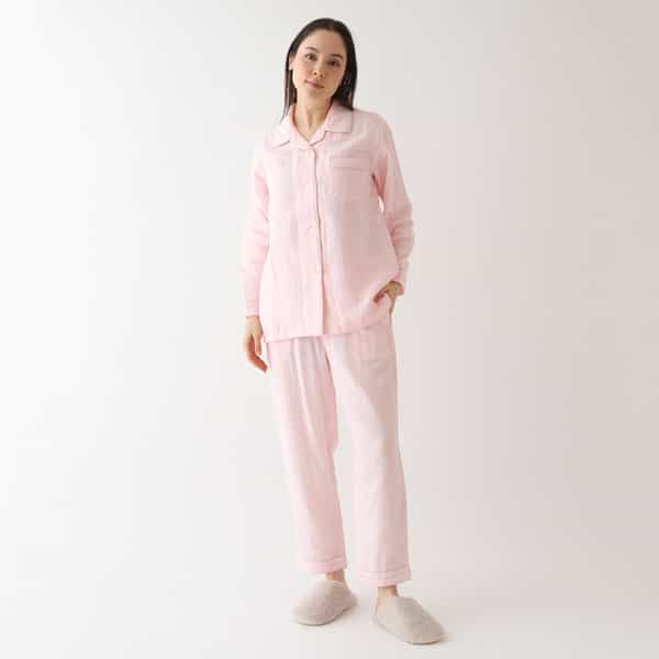 マシュマロガーゼパイピングレディスパジャマ