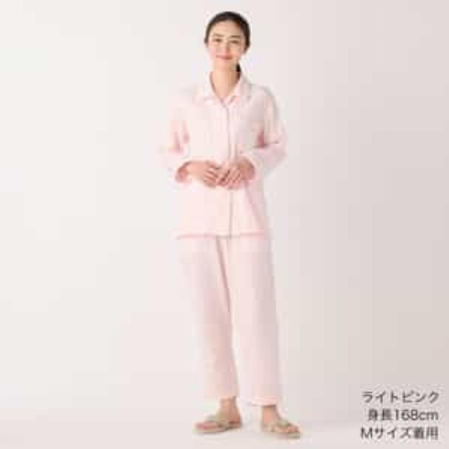 値下げ】マシュマロガーゼフラワーパジャマ（RPZ28187）-UCHINO