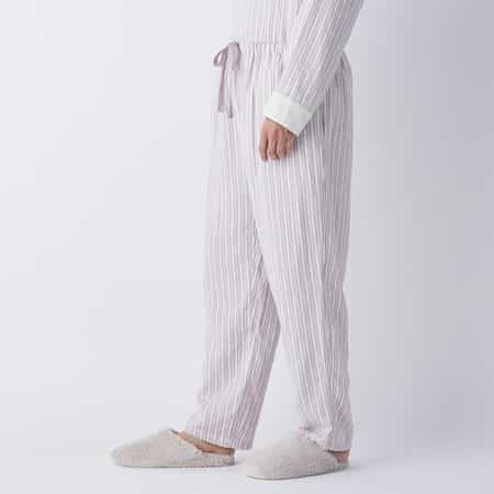 マシュマロ様☆ 値下げ】マシュマロガーゼオルタネイトストライプパジャマ