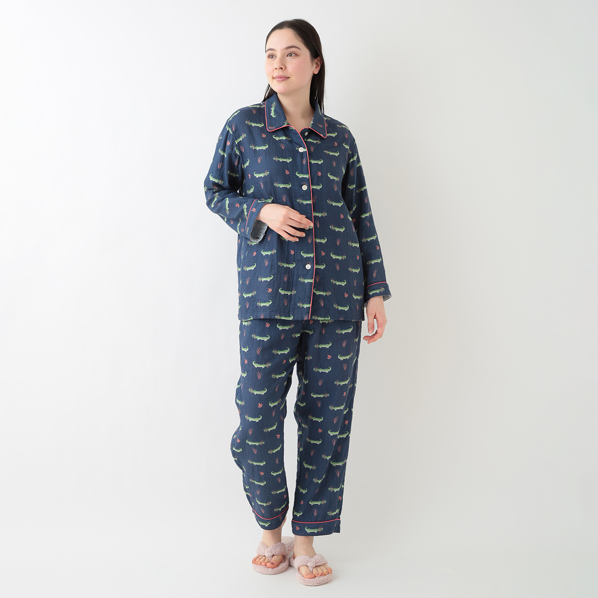 マシュマロガーゼ アニマルレディスパジャマ（RPZ26876）-UCHINO-women