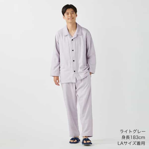 マシュマロガーゼ＆パイルメンズパジャマ