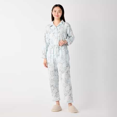 マシュマロガーゼフラワーパジャマ（RPZ28187）-UCHINO-women（ウィメンズ）-UCHINO Online Shop