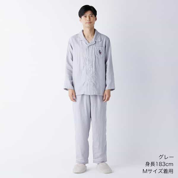 マシュマロガーゼ ミッキーパジャマ ユニセックス（RPZ30904