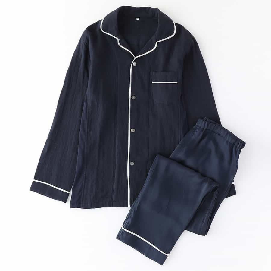 マシュマロガーゼ＆シルク メンズパジャマOA（RPZ50550）-UCHINO relax-men（メンズ）-UCHINO Online Shop