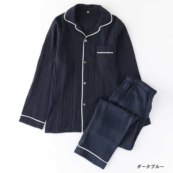 マシュマロガーゼ＆シルク メンズパジャマ