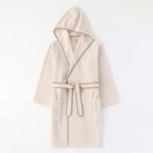 エアリータッチパイピングフードローブ ユニセックス