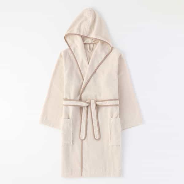 エアリータッチパイピングフードローブ ユニセックス