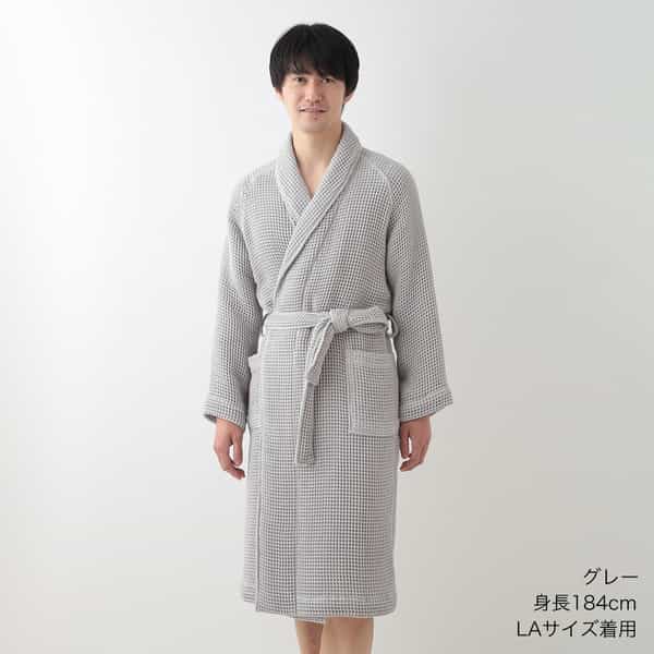 ワッフルヘチマローブ ユニセックス