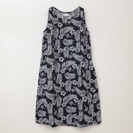 クレープガーゼ　ノースリーブワンピース