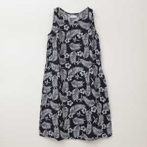 クレープガーゼ　ノースリーブワンピース