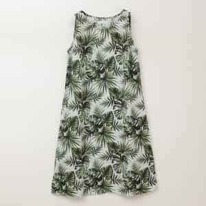 クレープガーゼ　ノースリーブワンピース