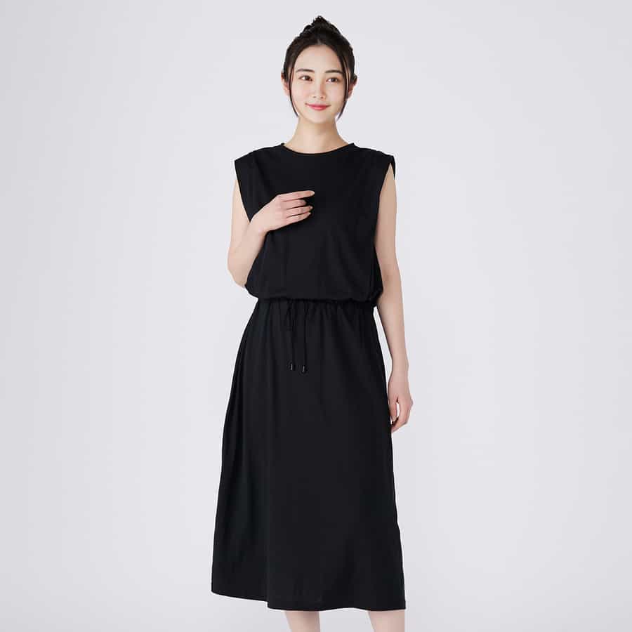スーパーエアーニットレディスドロストワンピース