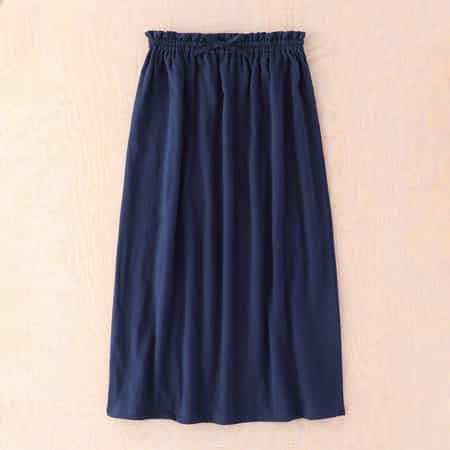 片面ガーゼラップドレス