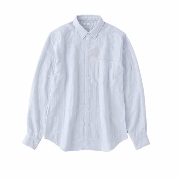 マシュマロガーゼ メンズ長袖シャツ