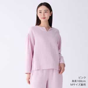 【再値下げ】マシュマロガーゼ タックスリーブプルオーバー