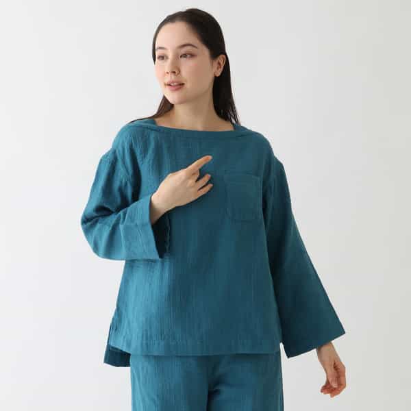 マシュマロガーゼ ボートネック レディスTシャツ