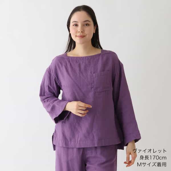 マシュマロガーゼ ボートネック レディスTシャツ