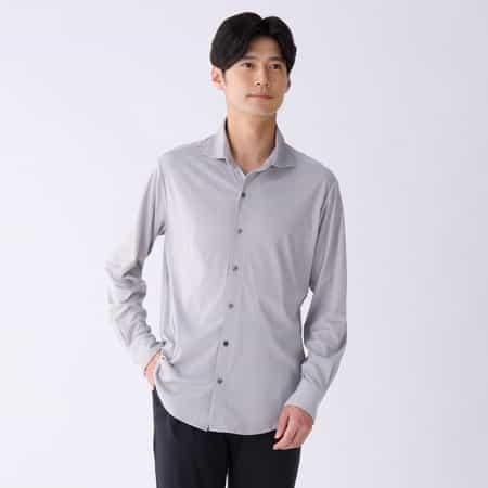 スーパーエアーニットワイドカラーシャツ