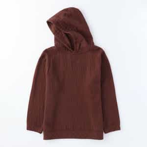 マシュマロワッフルガーゼライト メンズフーディー