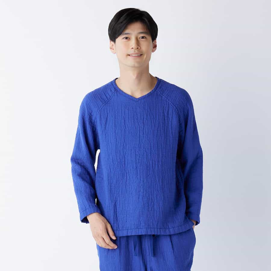 マシュマロワッフルガーゼライト メンズTシャツ