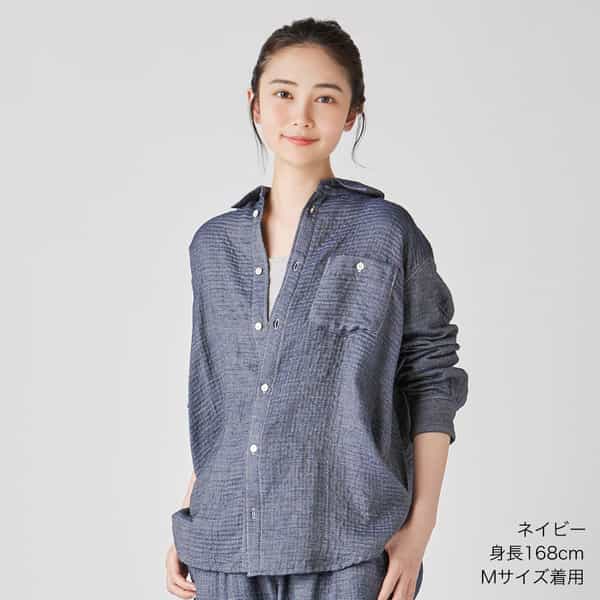 マシュマロデニムガーゼシャツ ユニセックス