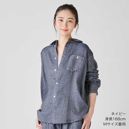 美品　plantation マシュマロガーゼ　シャツ　チュニック 美品 plantation マシュマロガーゼ シャツ チュニック