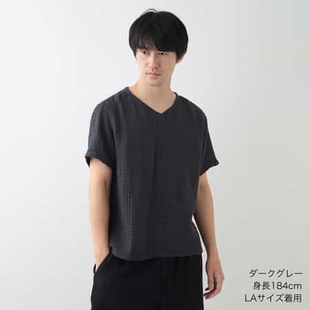 すぐ届く【COACH】ジャージー Vネック Tシャツ カーシヴ シグネチャー クロップド Tシャツ（Tシャツ/カットソー