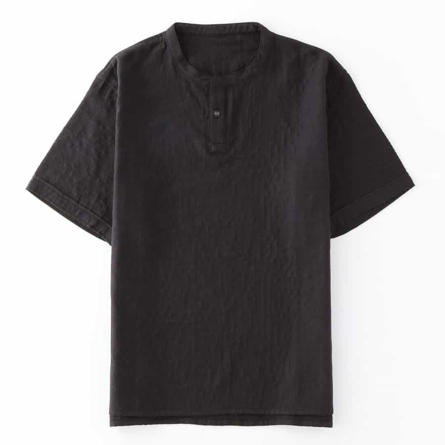 マシュマロガーゼメンズスタンドＴシャツ（RTS11270）-UCHINO-men（メンズ）-UCHINO Online Shop