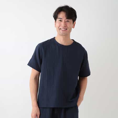 マシュマロガーゼ　メンズベーシックＴシャツ