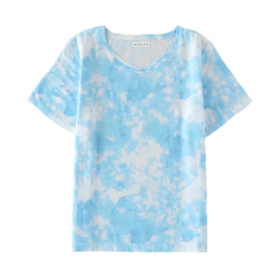 アパレル通販サイトランキング マシュマロガーゼプリントメンズTシャツ（RTS12497）-UCHINO ルームウェア・パジャマ