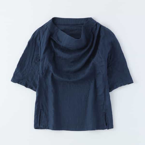 マシュマロガーゼ レディス ドレーププルオーバー