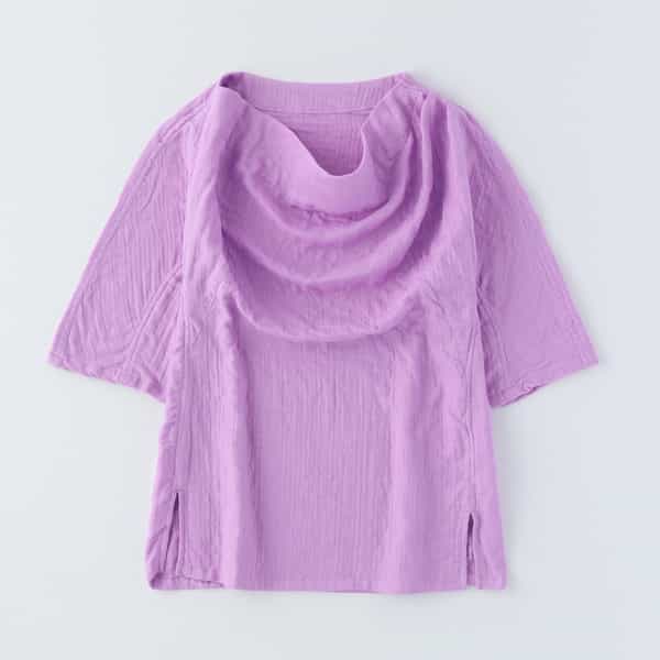 マシュマロガーゼ レディス ドレーププルオーバー