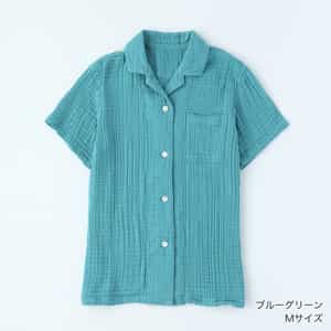【2025年春夏 新色追加】クレープガーゼレディスパジャマ半袖シャツ 上下別売