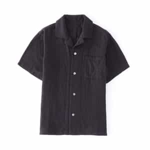 【価格を見直しました】マシュマロガーゼメンズパジャマ半袖シャツ 上下別売