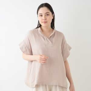 マシュマロガーゼ フラワーブーケブラウス（RTS15878）-UCHINO-women 