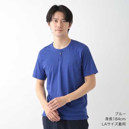 スーパーエアーニット ヘンリーメンズTシャツ