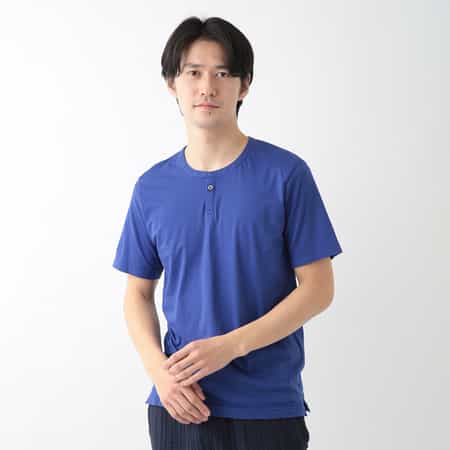 スーパーエアーニット ヘンリーメンズTシャツ