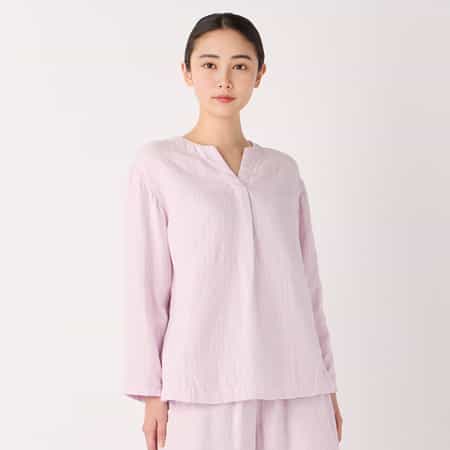 マシュマロガーゼギャザータンクトップ（RTS11259）-UCHINO