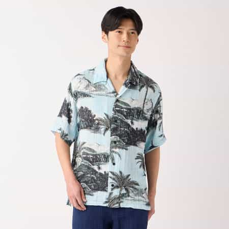 ガーゼシャツ ゴーシュ コットンリネンガーゼ シャツ【正規販売店】 通販 服