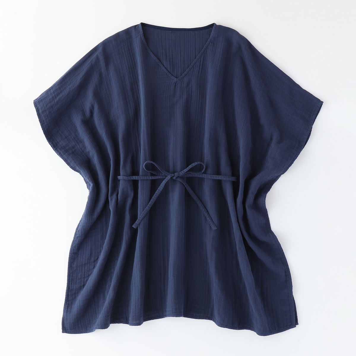 クレープガーゼ レディスカフタンワンピースOA（RTS22558）-UCHINO-women（ウィメンズ）-UCHINO Online Shop