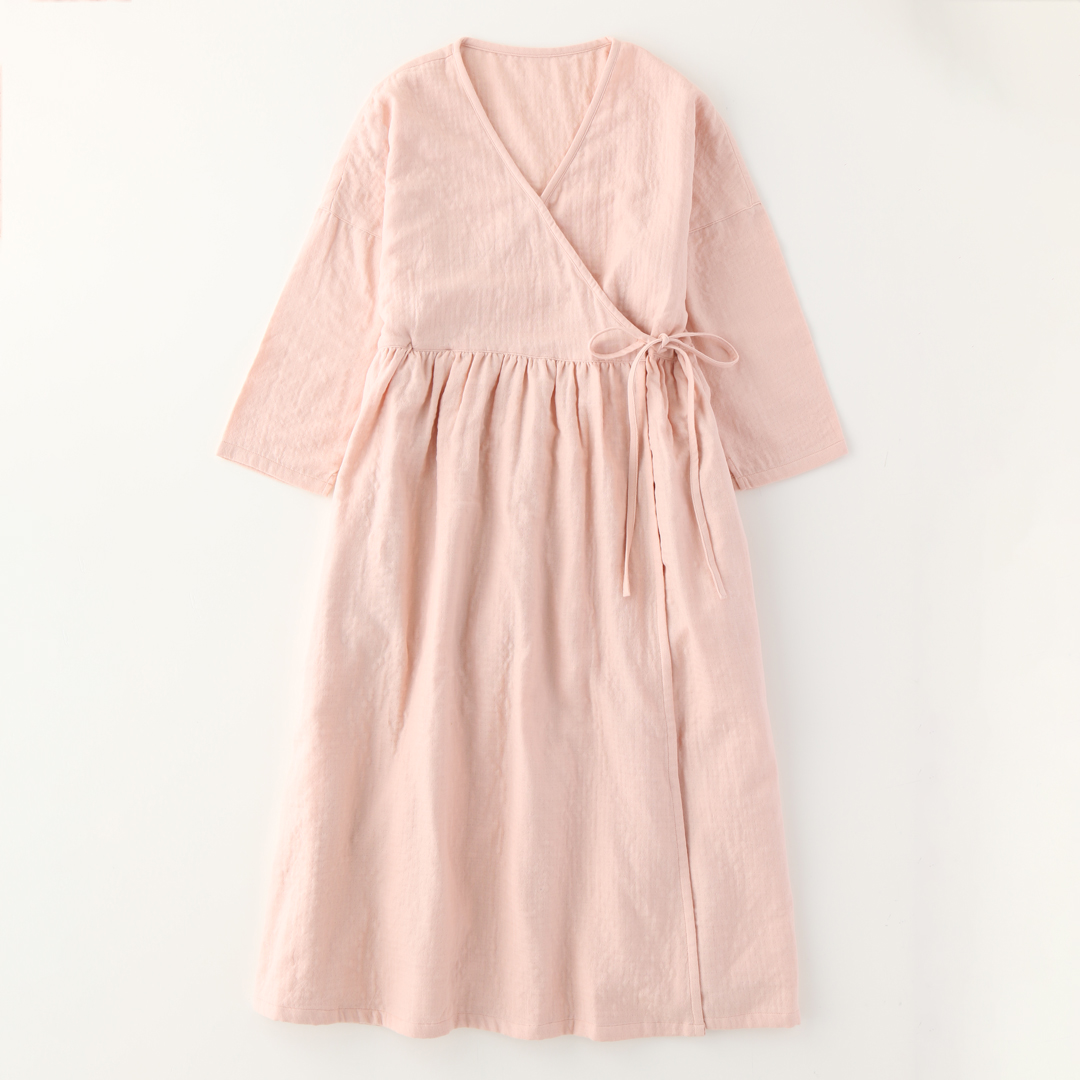 マシュマロガーゼカシュクールワンピース（RTS25271）-UCHINO-women（ウィメンズ）-UCHINO Online Shop