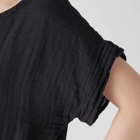 クレープガーゼドットワンピース（RTS29909）-UCHINO-women