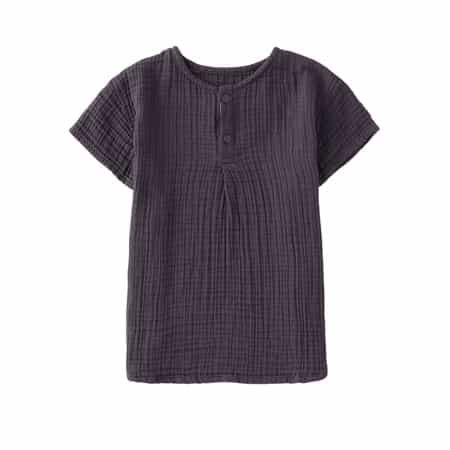 クレープガーゼキッズボタンＴシャツ 110cm 120cm