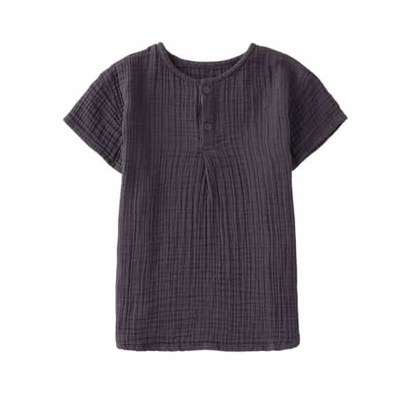 クレープガーゼキッズボタンＴシャツ 130cm 140cm