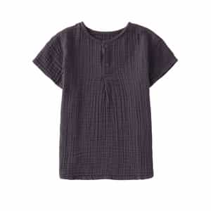 クレープガーゼキッズボタンＴシャツ 130cm 140cm