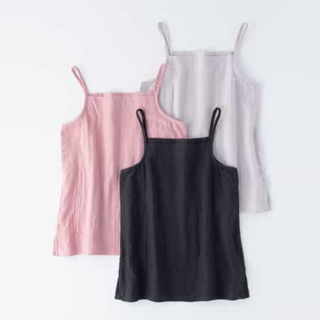 マシュマロガーゼシンプルキャミソール レディス